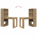 Bord Artisan Egetræ Konstrueret træ 122 x 67 x 145 cm