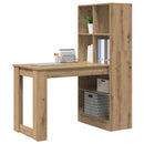 Bord med hylde Artisan Egetræ 122 x 67 x 145 cm Konstrueret træ