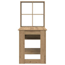 Bord Artisan Egetræ Konstrueret træ 122 x 67 x 145 cm
