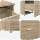 Bord med skuffe Sonoma eg 131,5 x 50 x 106,5 cm Konstrueret træ