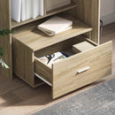 Bord med skuffe Sonoma eg 131,5 x 50 x 106,5 cm Konstrueret træ