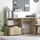 Bord med skuffe Sonoma eg 131,5 x 50 x 106,5 cm Konstrueret træ