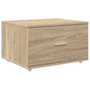Bord med skuffe Sonoma eg 131,5 x 50 x 106,5 cm Konstrueret træ