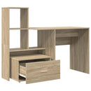 Bord med skuffe Sonoma eg 131,5 x 50 x 106,5 cm Konstrueret træ