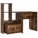 Bord med skuffe Røget eg 131,5 x 50 x 106,5 cm Konstrueret træ