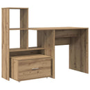 Bord Artisan Egetræ 131,5 x 50 x 106,5 cm Konstrueret træ