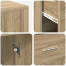 Hjørneskrivebord med skuffe Sonoma eg 102 x 88 x 75 cm