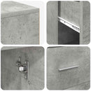 Hjørneskrivebord med skuffe Beton Grå 102 x 88 x 75 cm