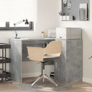Hjørneskrivebord med skuffe Beton Grå 102 x 88 x 75 cm