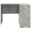 Hjørneskrivebord med skuffe Beton Grå 102 x 88 x 75 cm