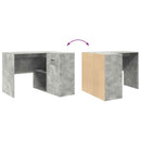Hjørneskrivebord med skuffe Beton Grå 102 x 88 x 75 cm