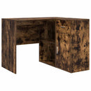 Hjørneskrivebord med skuffe Røget eg 102 x 88 x 75 cm