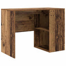 Hjørneskrivebord med skuffe Gammelt træ 102 x 88 x 75 cm