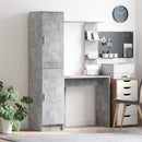Bord 2 pcs Beton Grå