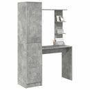 Bord 2 pcs Beton Grå