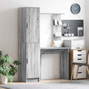 Bord 2 pcs Grå Sonoma