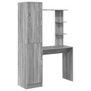 Bord 2 pcs Grå Sonoma