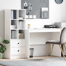 Bord med skuffe 2 pcs Hvid