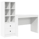 Bord med skuffe 2 pcs Hvid