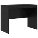 Bord med skuffe 2 pcs Sort eg