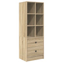 Bord med skuffe 2 pcs Sonoma eg