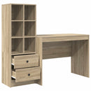 Bord med skuffe 2 pcs Sonoma eg