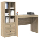 Bord med skuffe 2 pcs Sonoma eg