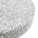 Parasolfod 29,8kg Grå Granit og Rustfrit Stål Rund