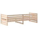dagseng uden madras 80x200 cm massivt træ fyrretræ