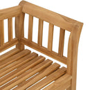 bænk Brun 120 x 53,5 x 85 cm Massivt teaktræ