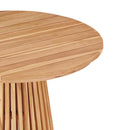 Sidebord Brun 70 x 70 x 75 cm Massiv Teaktræ