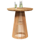 Sidebord Brun 70 x 70 x 75 cm Massiv Teaktræ