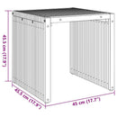 Have Side Bord Brun 45 x 42,5 x 45 cm Massiv Teaktræ