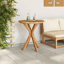 Sidebord Brun 70 x 70 x 75 cm Massiv Teaktræ