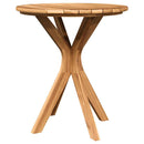 Sidebord Brun 70 x 70 x 75 cm Massiv Teaktræ