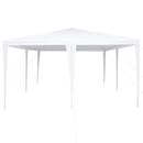 Party Tent Hvid 400 x 400 x 266 cm Polyethylen og stål
