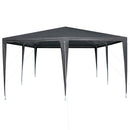 Party Tent Antracit 400 x 400 x 266 cm Polyethylen og stål