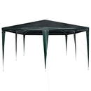 Party Tent Grøn 400 x 400 x 266 cm Polyethylen og stål