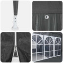 Party Tent Antracit 400 x 400 x 266 cm Polyethylen