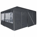 Party Tent Antracit 400 x 400 x 266 cm Polyethylen