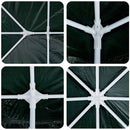 Party Tent Grøn 600 x 400 x 266 cm Polyethylen og stål