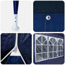 Party Tent Blå 600 x 400 x 266 cm Polyethylen