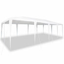 Party Tent Hvid 800 x 400 x 266 cm Polyethylen og stål