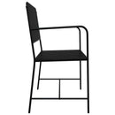 Havebænk Sort 103,5 x 51,5 x 90 cm Stål