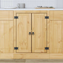 Kabinet SKI HonningBrun 60 x 46 x 81,5 cm Massiv fyrretræ