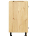 Kabinet SKI HonningBrun 60 x 46 x 81,5 cm Massiv fyrretræ