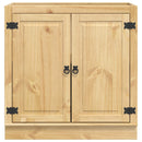 Kabinet SKI HonningBrun 80 x 46 x 81,5 cm Massiv fyrretræ