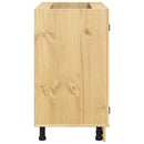Kabinet SKI HonningBrun 80 x 46 x 81,5 cm Massiv fyrretræ
