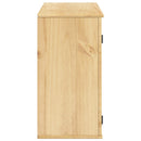 Kabinet SKI HonningBrun 80 x 32 x 60 cm Massiv fyrretræ