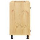 Kabinet SKI HonningBrun 80 x 46 x 81 cm Massiv fyrretræ